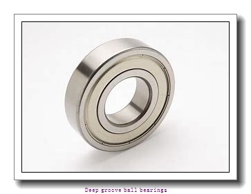 5 mm x 16 mm x 5 mm skf W 625 R-2Z Deep groove ball bearings