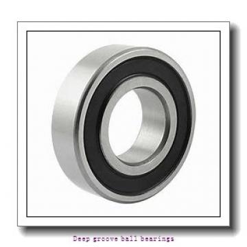 25 mm x 62 mm x 17 mm  skf 6305 Deep groove ball bearings