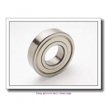 5 mm x 16 mm x 5 mm  skf W 625 R Deep groove ball bearings