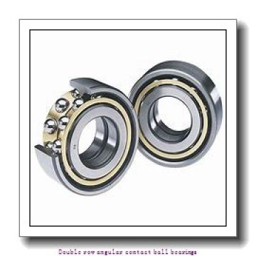 25 mm x 52 mm x 20.6 mm  SNR 5205EEG15 Double row angular contact ball bearings