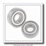 6,35 mm x 9,525 mm x 3,175 mm  skf D/W R168-2Z Deep groove ball bearings